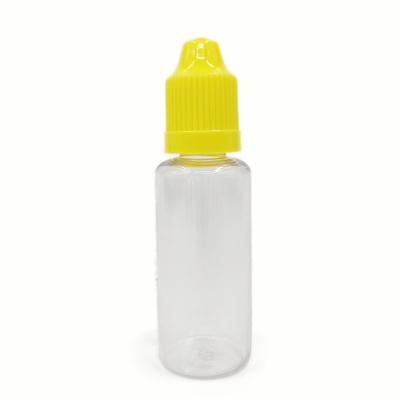Custom Printed PET Round E Liquid Bottles With Childproof Cap
