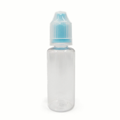 Custom Printed PET Round E Liquid Bottles With Childproof Cap