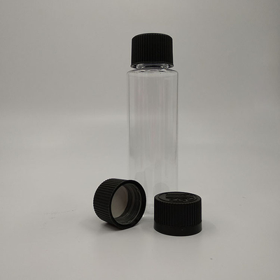 Liquid Screw-on Plastic Bottles With Label Panel Customization