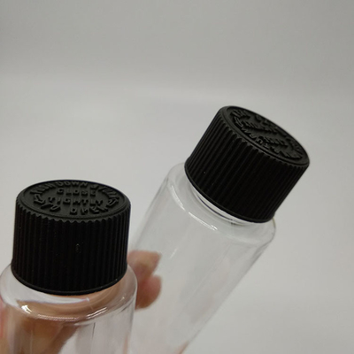 Liquid Screw-on Plastic Bottles With Label Panel Customization