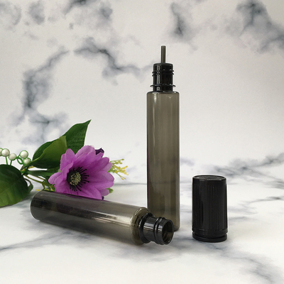 Customized Printing  E Liquid Bottle With Childproof Neck Transparent 10ml-100ml Capacity