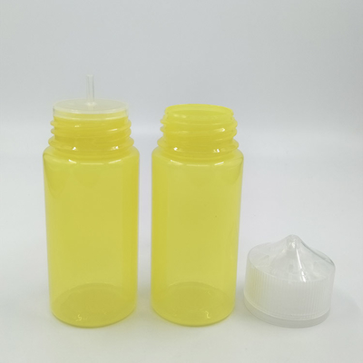 Customizable Transparent PET E Liquid Bottles Childproof Screw Cap Various Capacities