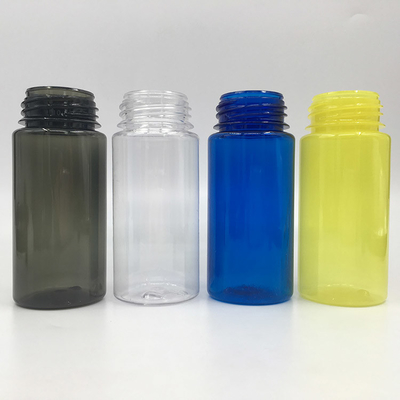 Customizable Transparent PET E Liquid Bottles Childproof Screw Cap Various Capacities