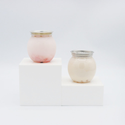Square Round Screw On Lid Milk Tea Bottles 0.5kg Capacity With Insulation / Leak Proof Features