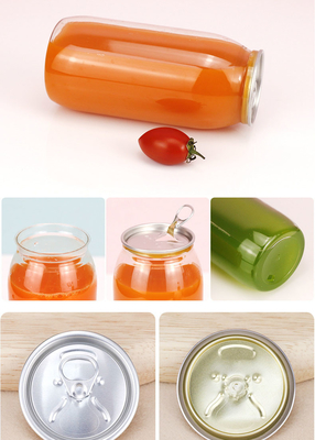 Leak proof Insulated Plastic Milk Tea Bottles Square Round Clear Screw on Lid 120ml 250ml 350ml 500ml
