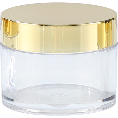 Custom Capacity Cosmetic Jar with Transparent Surface and Customized Logo Printing