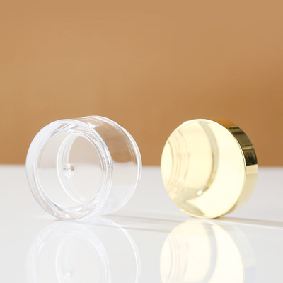 Customizable Clear Cosmetic Jar Set Various Sizes for Makeup Skincare Pressure Sensitive Seal