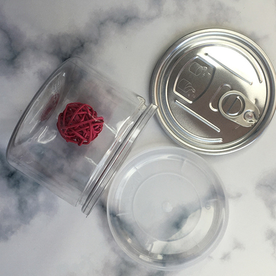 Customized Plastic Cosmetic Jar with Pressure Sensitive Gasket and Various Capacity Options
