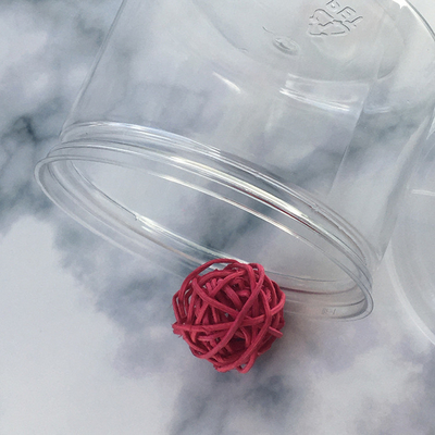 Customized Plastic Cosmetic Jar with Pressure Sensitive Gasket and Various Capacity Options