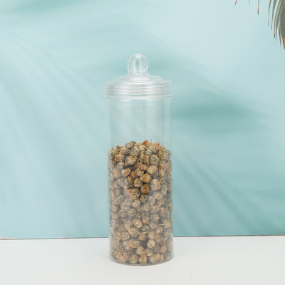2oz Transparent Plastic Jars with Optional Lids