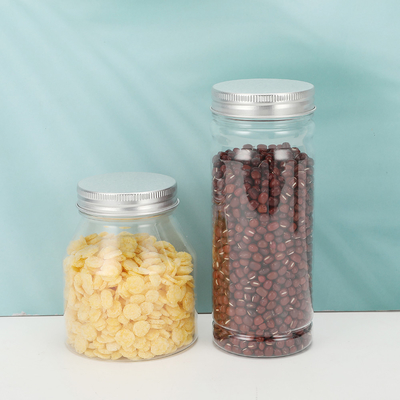 2oz Transparent Plastic Jars with Optional Lids