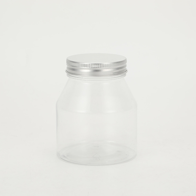 Customizable Transparent Plastic Empty Food Jars 2oz-8oz With Lids