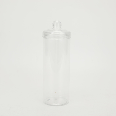 Customizable Transparent Plastic Empty Food Jars 2oz-8oz With Lids