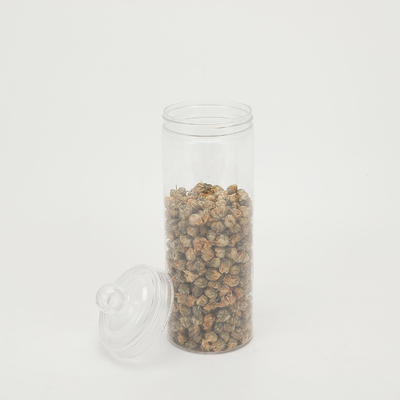 Customizable Transparent Plastic Empty Food Jars 2oz-8oz With Lids