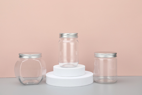 Empty Plastic Cosmetic Container Round Body Cream Jar 150 g 200g 250g 8oz Hair Conditioner Jars