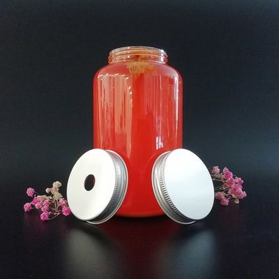 Leak Proof Square Milk Tea Bottles With Screw On Lids And Ergonomic Handles