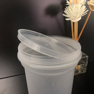 Square 0.5kg Bubble Tea Jugs With Screw On Lid And Handle