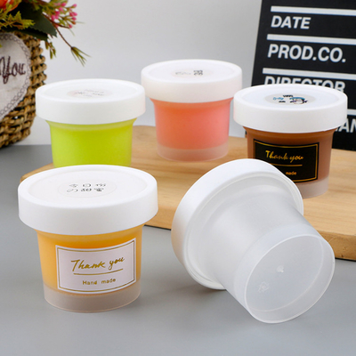 Square 0.5kg Bubble Tea Jugs With Screw On Lid And Handle