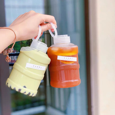 Modern Leak Proof Milk / Tea Bottles With Custom Colors And Clear Design