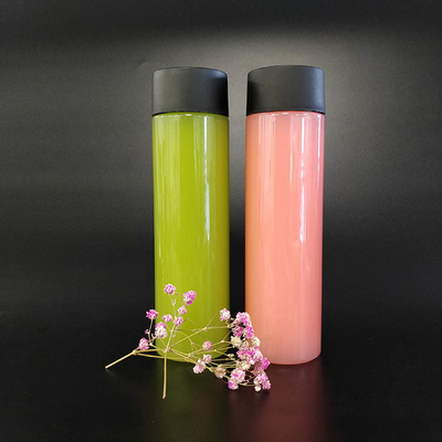 Modern Clear Plastic Leak Proof Milk Tea Bottles With Handle