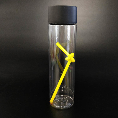 Modern Clear Plastic Leak Proof Milk Tea Bottles With Handle