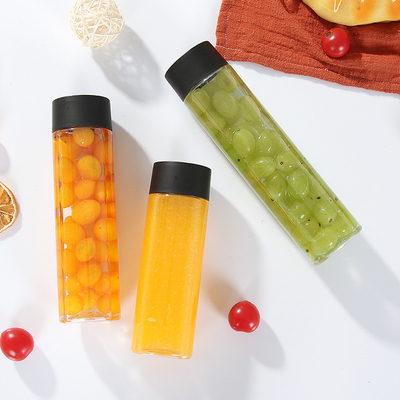 Handle Style Insulated Milk Tea Plastic Bottles