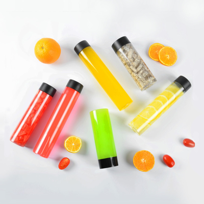 Handle Style Insulated Milk Tea Plastic Bottles