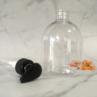 Recyclable PET Pump Bottle with Silk Screening for Cosmetic Packaging