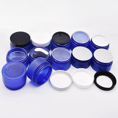 Customized Plastic Cosmetic Jar With Pressure Sensitive Or Aluminum Foil Gasket