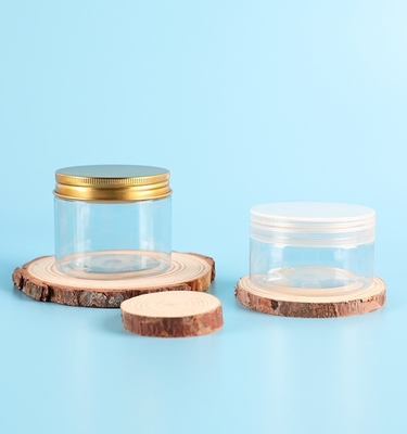 Clear Plastic Jars With Customizable Capacity And Logo Printing