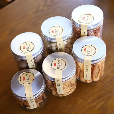 Customizable Plastic Jars With Aluminum Foil Sealing And Logo Printing