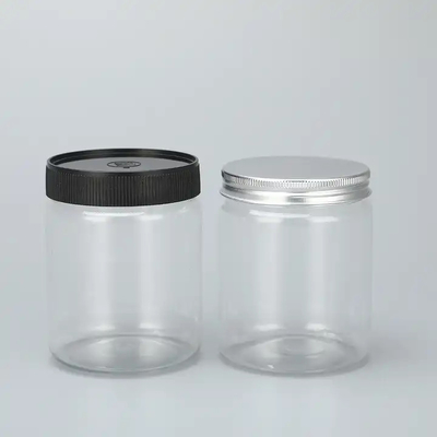 2oz 3oz 4oz 5oz 6oz 7oz 8oz Capacity plastic jars with aluminum lids