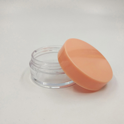 Customized Smooth Surface Sealed Cosmetic Plastic Jar For Cream And Lotion With Company Label Printing
