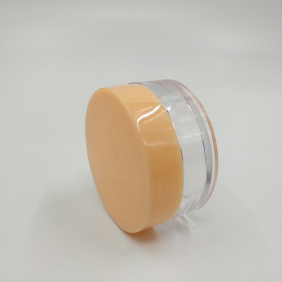 Customized Smooth Surface Sealed Cosmetic Plastic Jar For Cream And Lotion With Company Label Printing