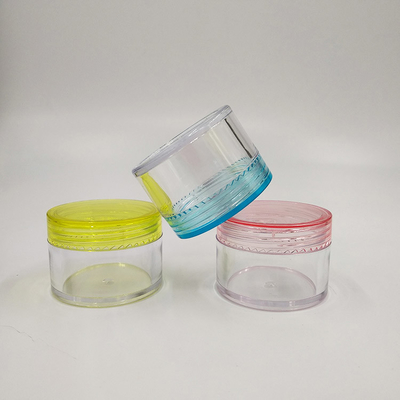 Personalized 100ml Plastic Cosmetic Jars With Customizable Branding