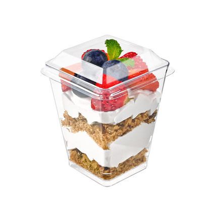 Hot Sale Cup with Dessert Tray Small Cup for Dessert Plastic Cups for Dessert with High Quality