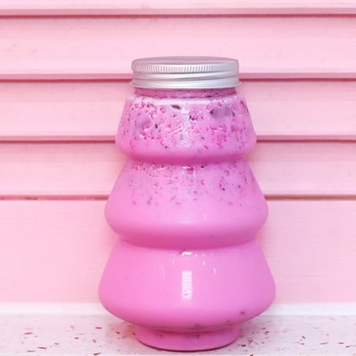 Leak Proof Plastic Milk Tea Jugs With Screw On Lids