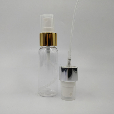 Transparent PET Spray Bottle With Smooth Classic Round Design