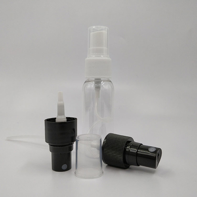 Transparent PET Spray Bottle With Smooth Classic Round Design