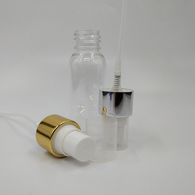 Transparent PET Spray Bottle With Smooth Classic Round Design