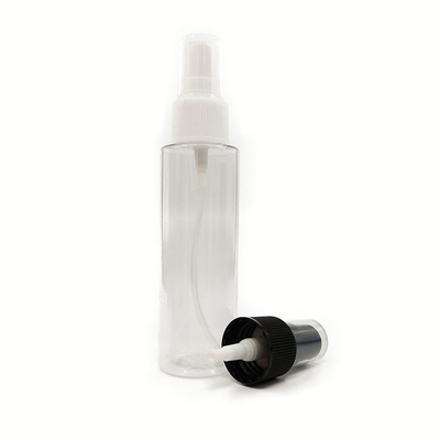 Durable Round Clear PET Plastic Spray Bottles For Travel And Cosmetics