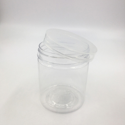 Customizable Plastic Jar Container With Pressure Sensitive Or Aluminum Foil Seal