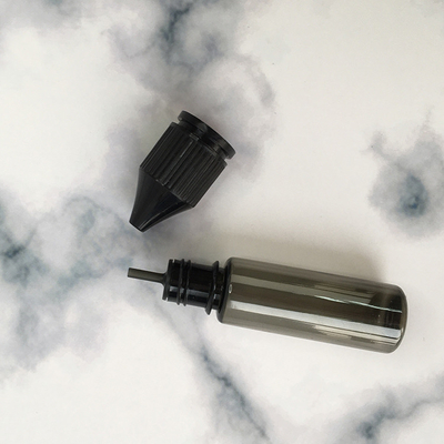 Transparent Childproof Screw Cap  E liquid bottle with Custom Logo Printing