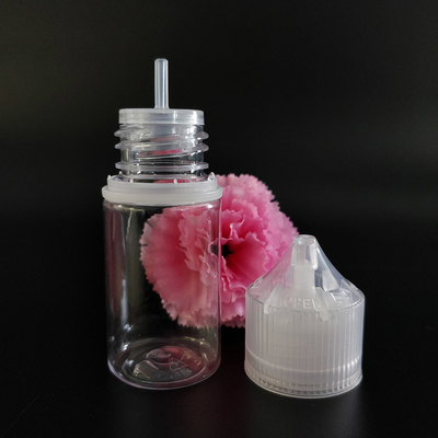 Childproof PET Plastic E Liquid Bottle Square for Accurate E Juice Mixing