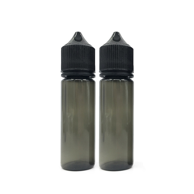 Capacity PET Custom Printed  E liquid bottles Round Childproof