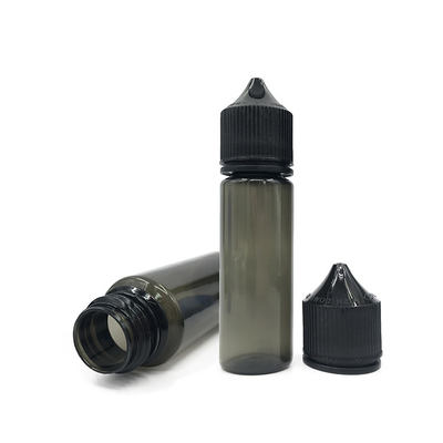 Capacity PET Custom Printed  E liquid bottles Round Childproof