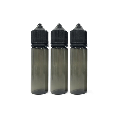 Capacity PET Custom Printed  E liquid bottles Round Childproof