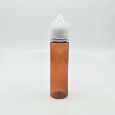 Customized Childproof Transparent  E Liquid Bottle / Liquid Dropper Bottles with Printing