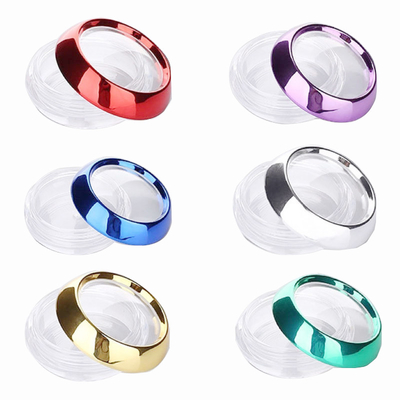 Transparent Round Cosmetic Container 30ml PP Jar with Customized Surface Design
