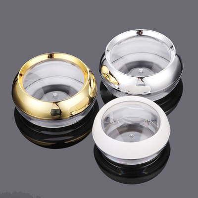 Transparent Round Cosmetic Container 30ml PP Jar with Customized Surface Design